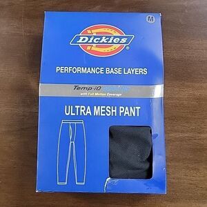 DICKIES PERFORMANCE BASE LAYER ULTRA MESH PANT, SIZE M - NEW